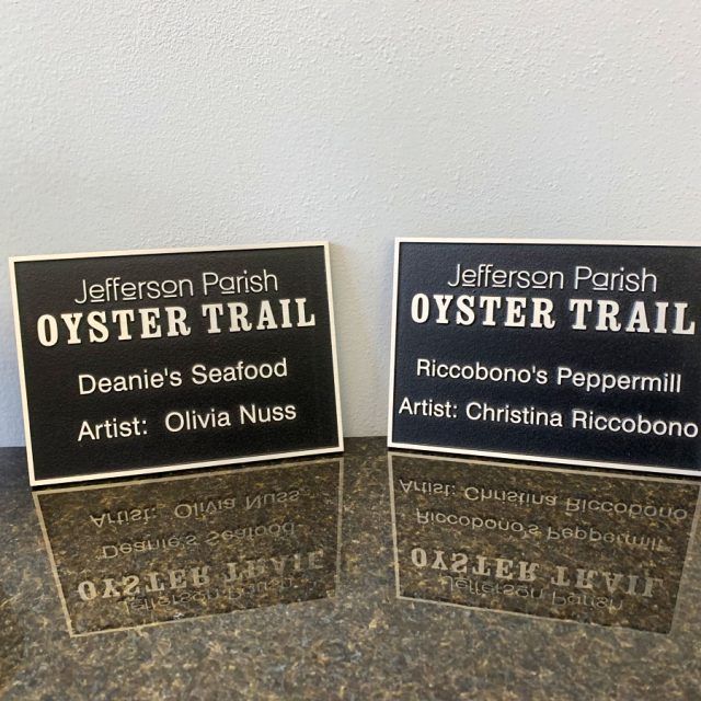 Jefferson Oyster Trail Cast Plaques