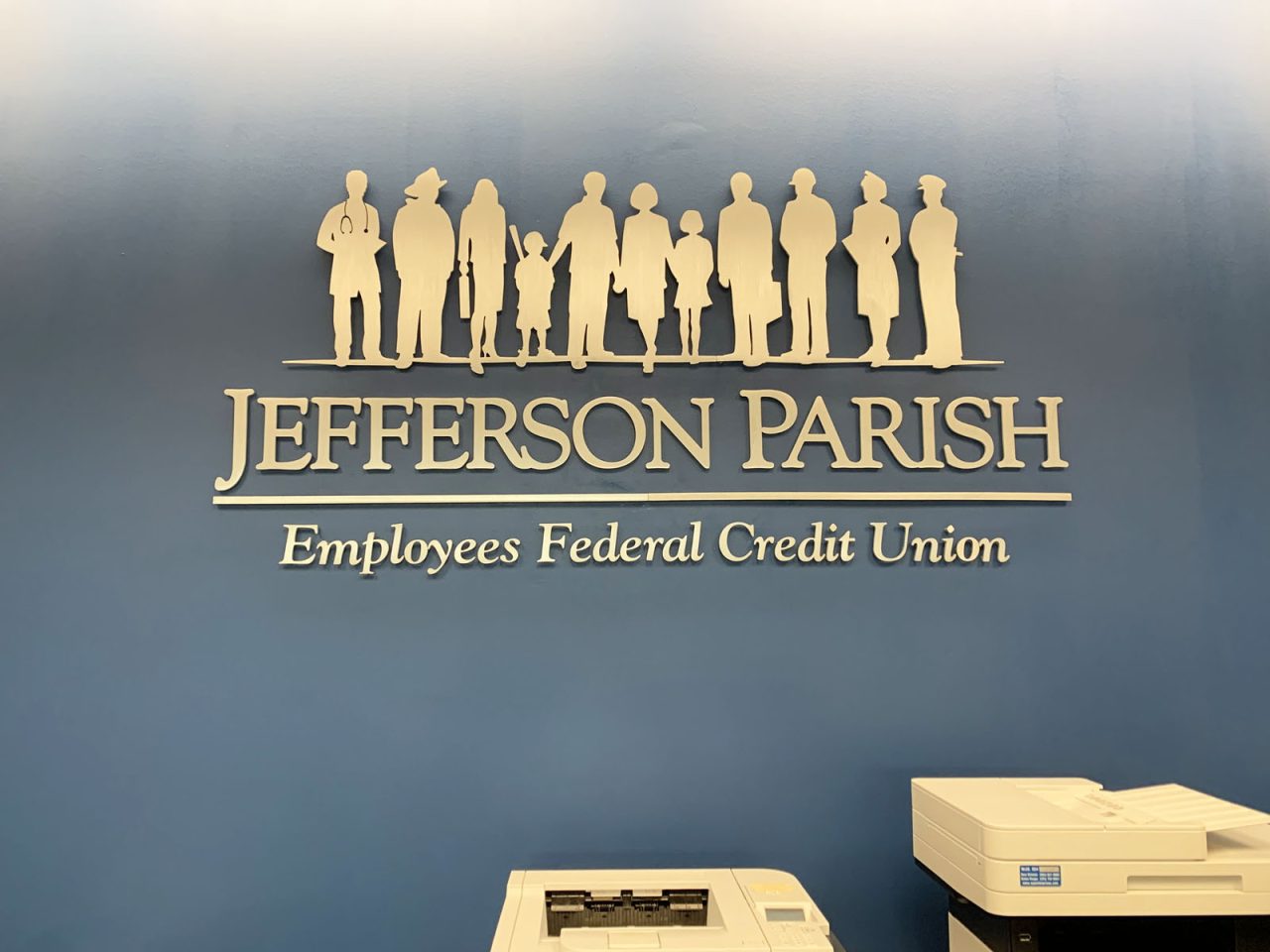Jefferson Parish Credit Union Interior Logo