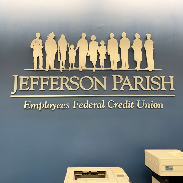 Jefferson Parish Credit Union Interior Logo