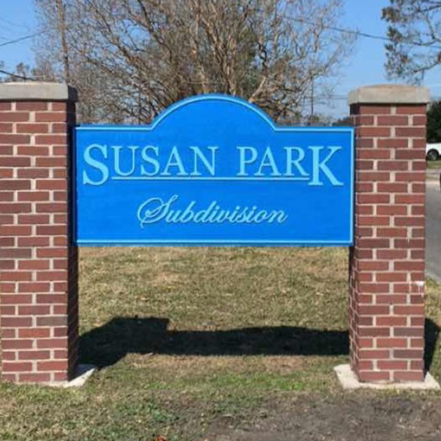 Susan Park HDU Monument Sign