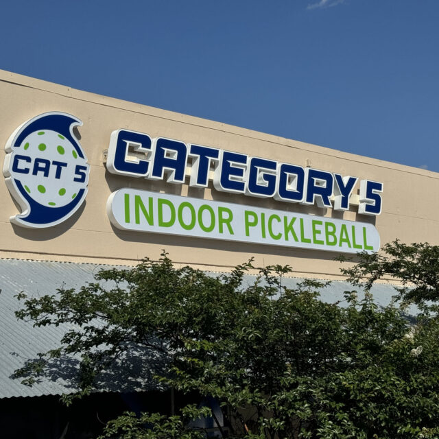 Category 5 Pickleball Channel Sign Day 1