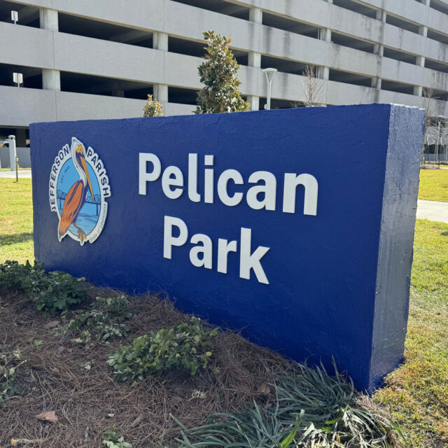 Pelican Park Monument Sign