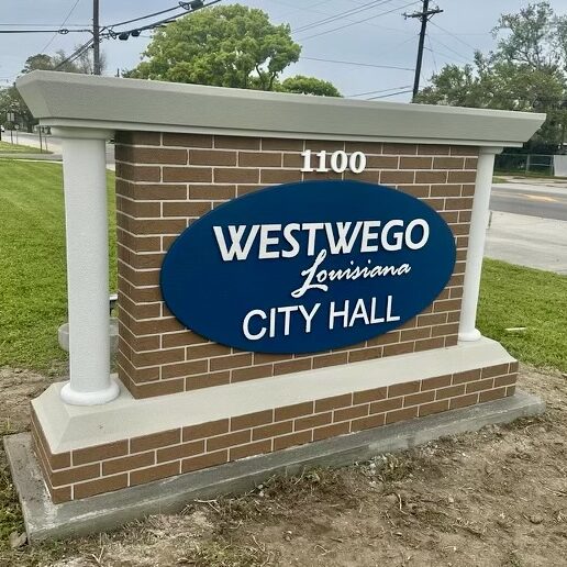 Westwego City Hall Monument Sign