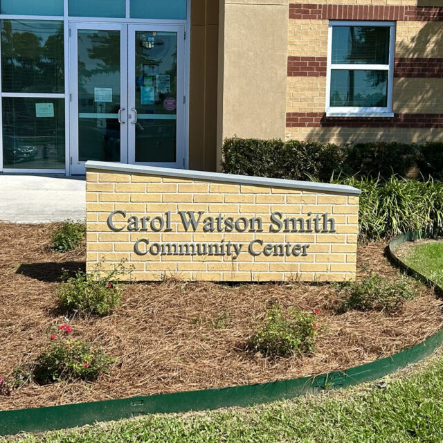 Carol Watson Smith Community Center Monument Sign